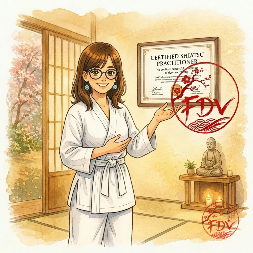 Praticienne certifiée en shiatsu
