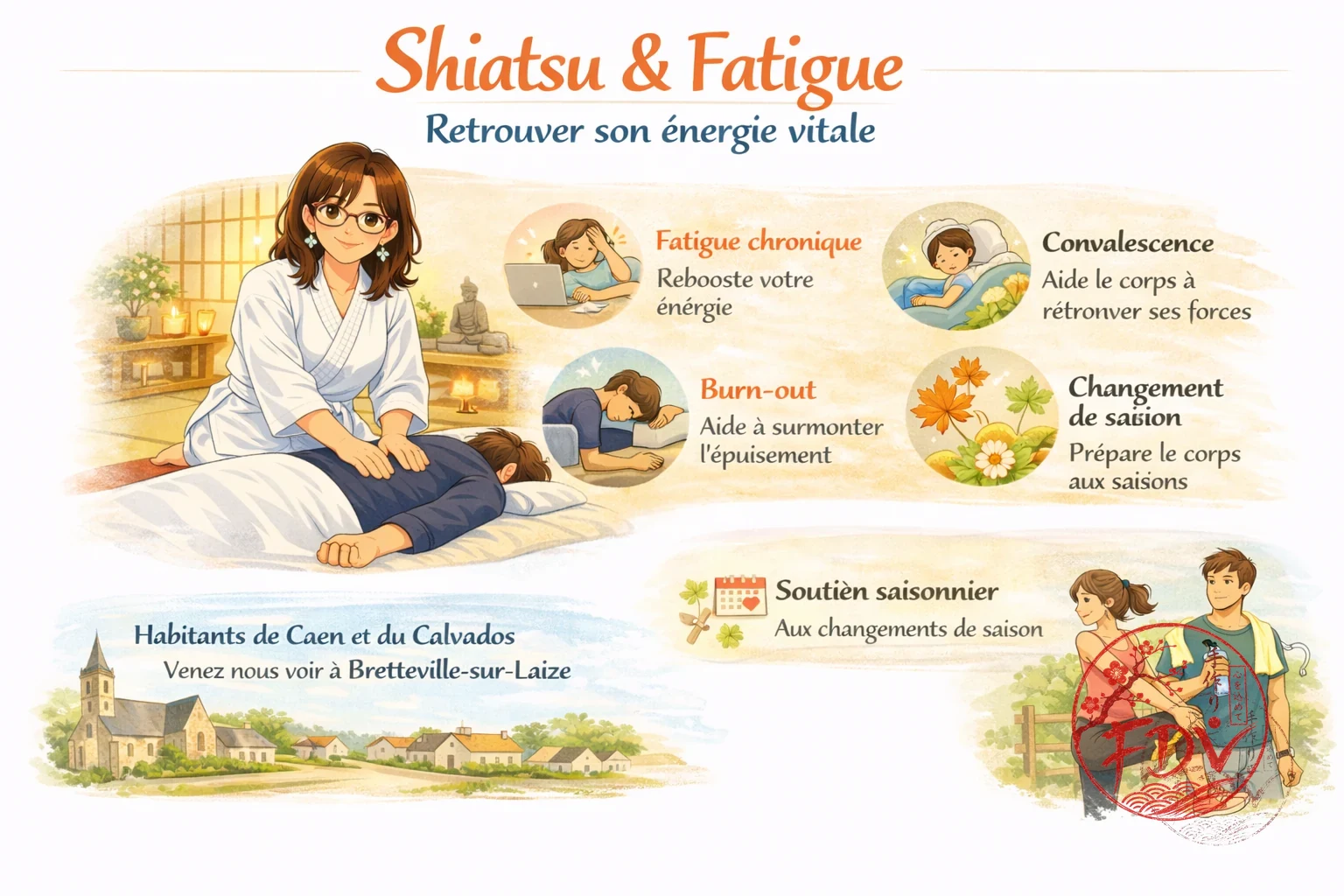 Shiatsu détente – soulagement des tensions